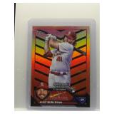 Alec Burleson RC 2023 Topps Orange Foil RD