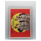 Kline/Friend/Law/Face 1959 Topps