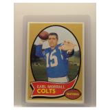 Earl Morrall 1970 Topps