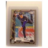 Tarik Skubal 2025 Topps Holiday Silver Glitter