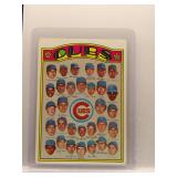 Chicago Cubs 1972 Topps
