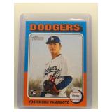 Yoshinobu Yamamoto RC 2024 Topps Heritage