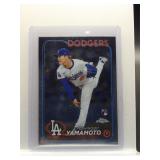 Yoshinobu Yamamoto RC 2024 Topps Chrome