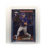 Evan Carter RC 2024 Topps Chrome