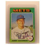 Jerry Koosman 1975 Topps