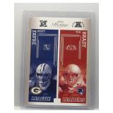 2006 Playoff Prestige Brady/Favre