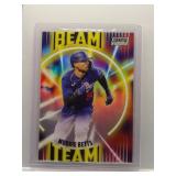 Mookie Betts 2022 Stadium Club Chrome Beam Team