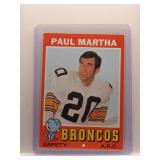 Paul Martha 1971 Topps