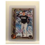 Coby Mayo RC 2025 Topps Holiday Silver Glitter