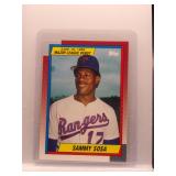 Sammy Sosa Rookie 1990 Topps