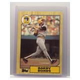 Barry Bonds 1987 Topps Rookie