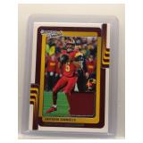 Jayden Daniels 2025 Donruss Threads patch
