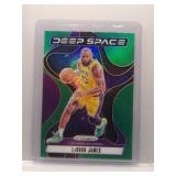 LeBron James 2024 Prizm Deep Space green