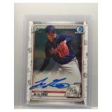 Jasseel De La Cruz 2020 1st Bowman Chrome auto