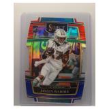 Jaylen Waddle 2021 Select Rookie red/blue  die-cut