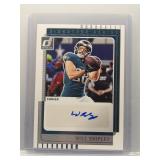 Will Shipley 2025 Donruss Signature Series auto