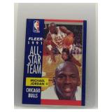 Michael Jordan 1991 Fleer All-Star Team