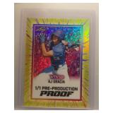 AJ Gracia 2025 Leaf Vivid 1/1 Pre-Production...