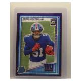 Abdul Carter 2025 Optic Rookie purple shock