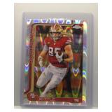 George Kittle 2025 Topps Chrome raywave