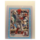 Werner Blakely 2020 1st Bowman light blue /499