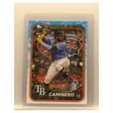 Junior Caminero 2024 Topps Holiday Rookie
