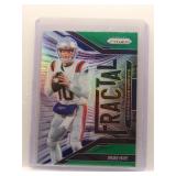 Drake Maye 2025 Prizm Fractal green