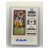 B.J. Baylor 2022 Contenders Rookie Ticket auto