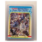Karl Malone 1988 Fleer Super Star Sticker