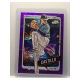 Luis Castillo 2024 Topps Chrome Cosmic purple /150