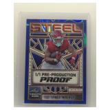 Tawee Walker 2025 Leaf Trinity Steel blue wave  /1