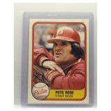 Pete Rose 1981 Fleer