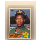 Rickey Henderson 1985 Topps All-Star