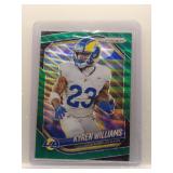 Kyren Williams 2025 Prizm green wave