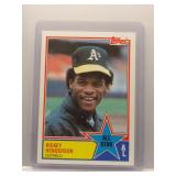 Rickey Henderson 1983 Topps All-Star