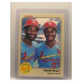 Ozzie & Lonnie - Smith Bros 1983 Fleer Super...