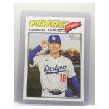 Yoshinobu Yamamoto 2026 Topps Heritage