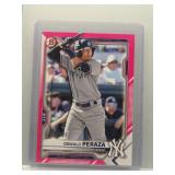 Oswald Peraza 2021 Bowman pink /299
