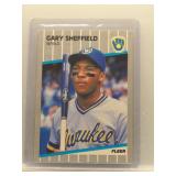 Gary Sheffield 1989 Fleer Rookie