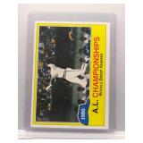 George Brett 1981 Topps AL Championship