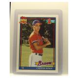 Chipper Jones 1991 Topps Rookie