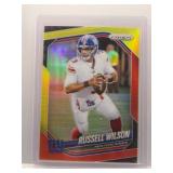 Russell Wilson 2025 Prizm yellow/red /44