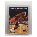 Magic on Jordan 1992 Skybox USA