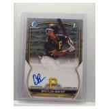Braylon Bishop 2023 1st Bowman Chrome auto