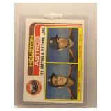 Nolan Ryan 1982 Topps Astros batting & Pitching...