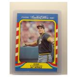 Jose Canseco 1987 Fleer Limited Edition