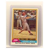 Johnny Bench 1981 Topps Record Breaker