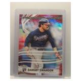 Dansby Swanson 2017 Topps Chrome Flash Rookie