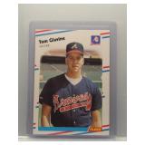 Tom Glavine 1988 Fleer Rookie