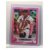 Ronald Acuna Jr. 2022 Topps Chrome pink